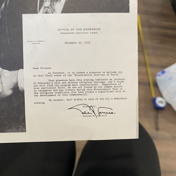 1976 Billy Graham Louisville Festival Of Faith Program Baptist Booklets - Picture 3 of 4